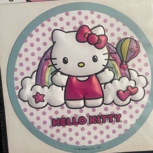 Hello Kitty Rainbow & Clouds 3-D Sticker